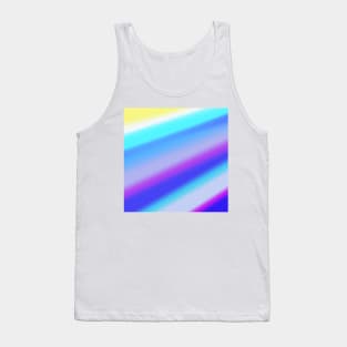 blue pink yellow abstract texture Tank Top